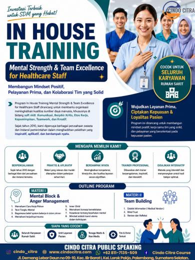 IN HOUSE TRAINING - Mental Strength & Team Excellence for Healthcare Staff