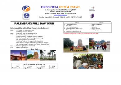 PALEMBANG FULL DAY TOUR 