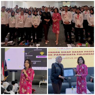 Kegiatan Pembinaan Sikap Dasar Profesi Politeknik Pariwisata Palembang