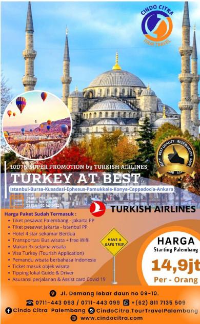 Tour Turkey 10D7N
