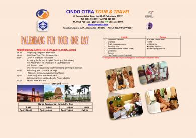 PALEMBANG FUN TOUR ONE DAY
